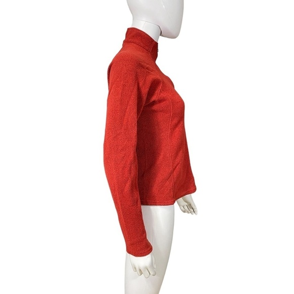 Patagonia Capilene Red Pullover Fleece 1/4 Zip Swe - Picture 5 of 9